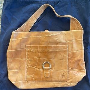 Dooney and Bourke CROC leather shoulder bag purse
